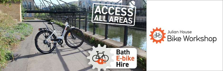 Bath City Centre E-Bike Hire,  Julian House Bike Workshops
