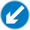 	Traffic must keep left or right
