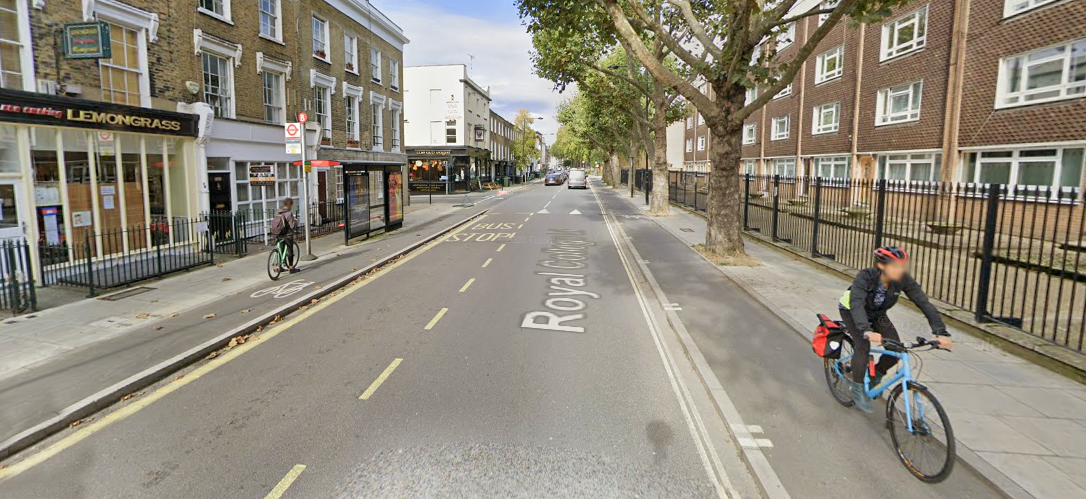 Google image of a bus stop design similar to our proposal for Beckford Road