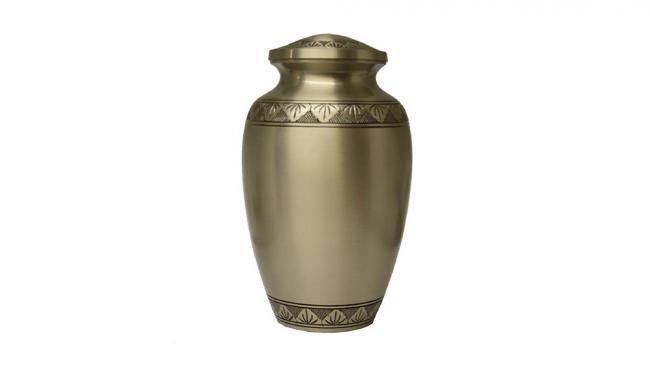 brass urn for cremation ashes